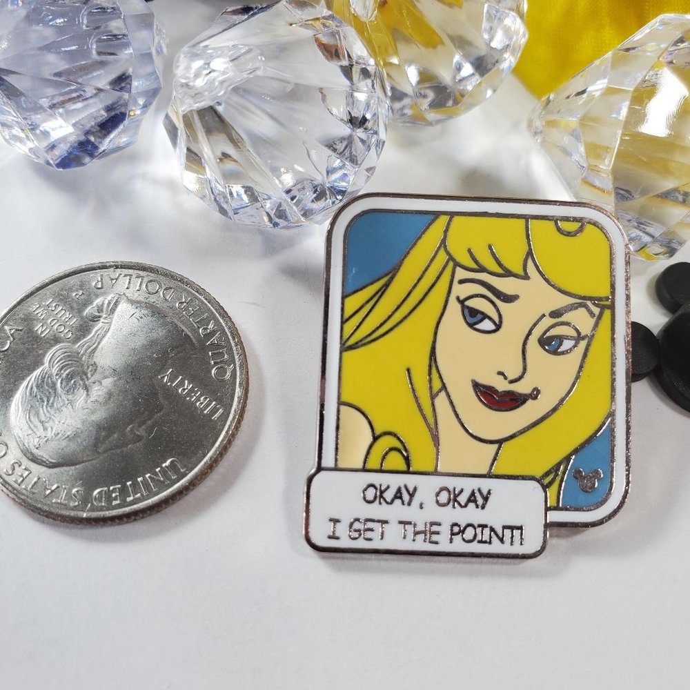 4/$25 Disney Parks Hidden Mickey Aurora, Okay Pin - Picture 2 of 3